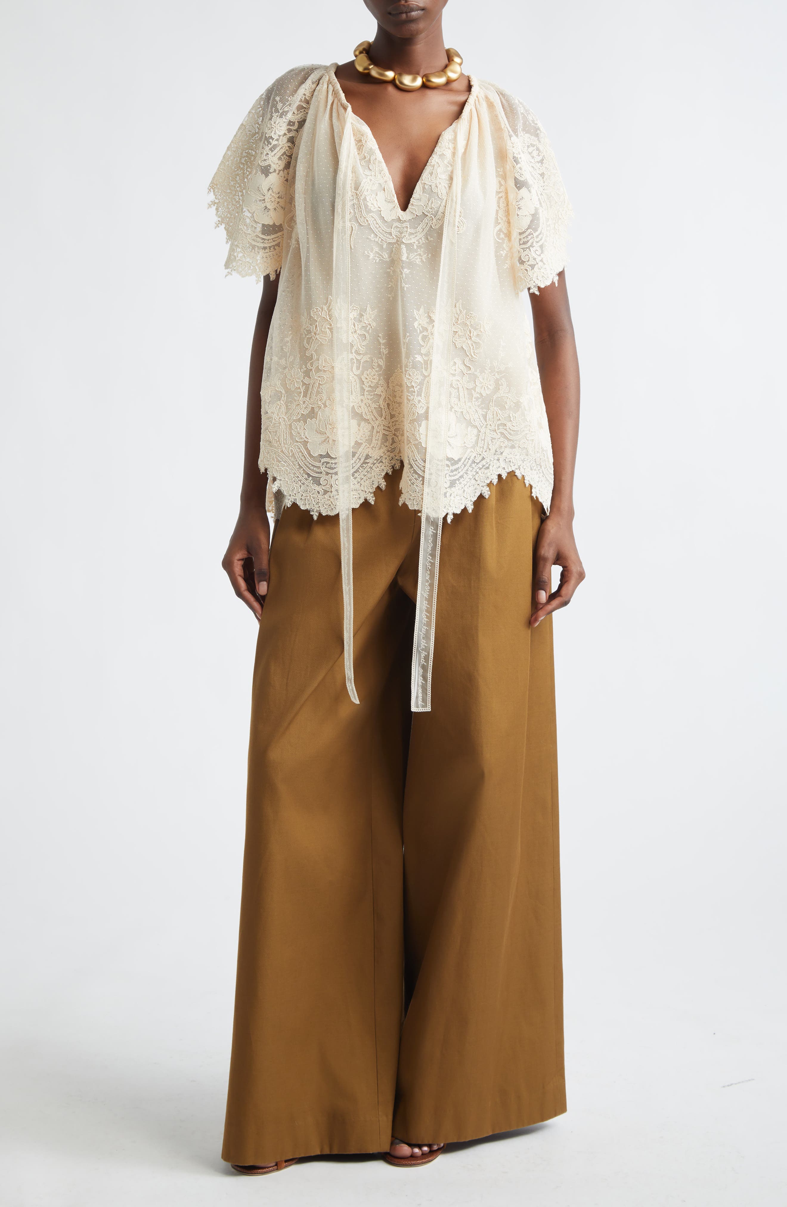 Luna Lace Flutter Top