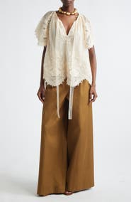 Zimmermann Luna Lace Flutter Top