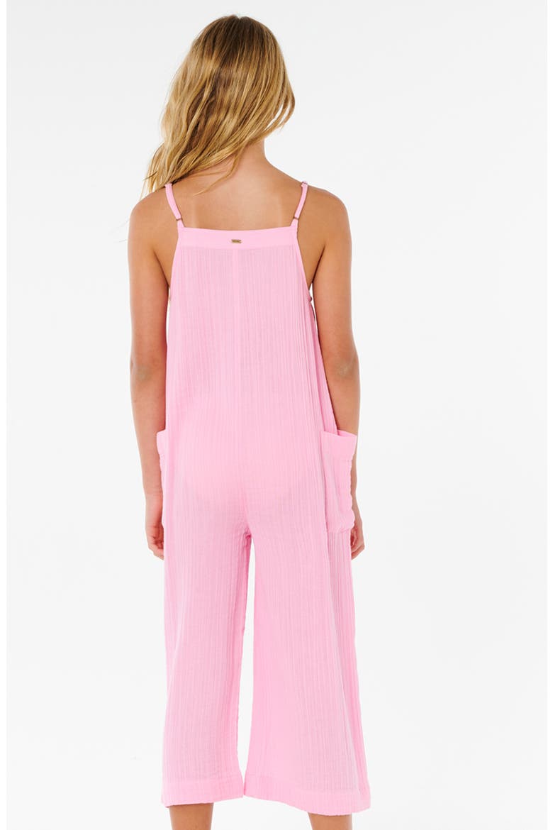 Kids' Premium Surf Cotton Gauze Jumpsuit, Alternate, color, BRIGHT PINK