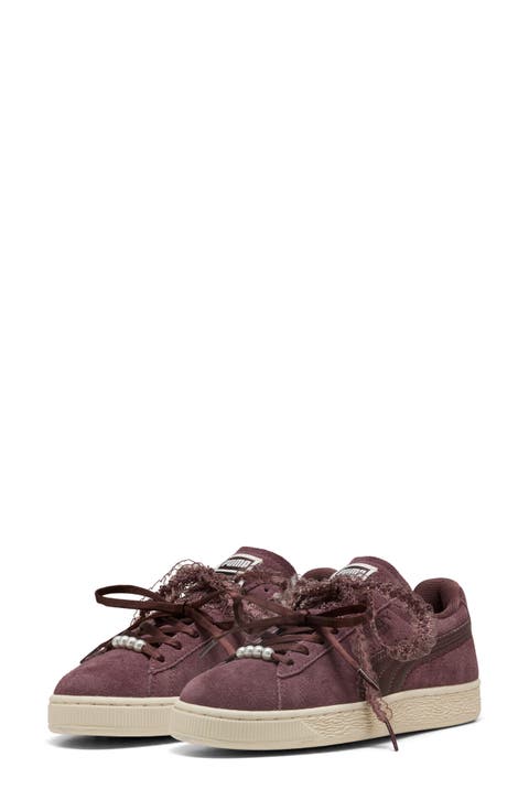 Suede Bloom Sneaker