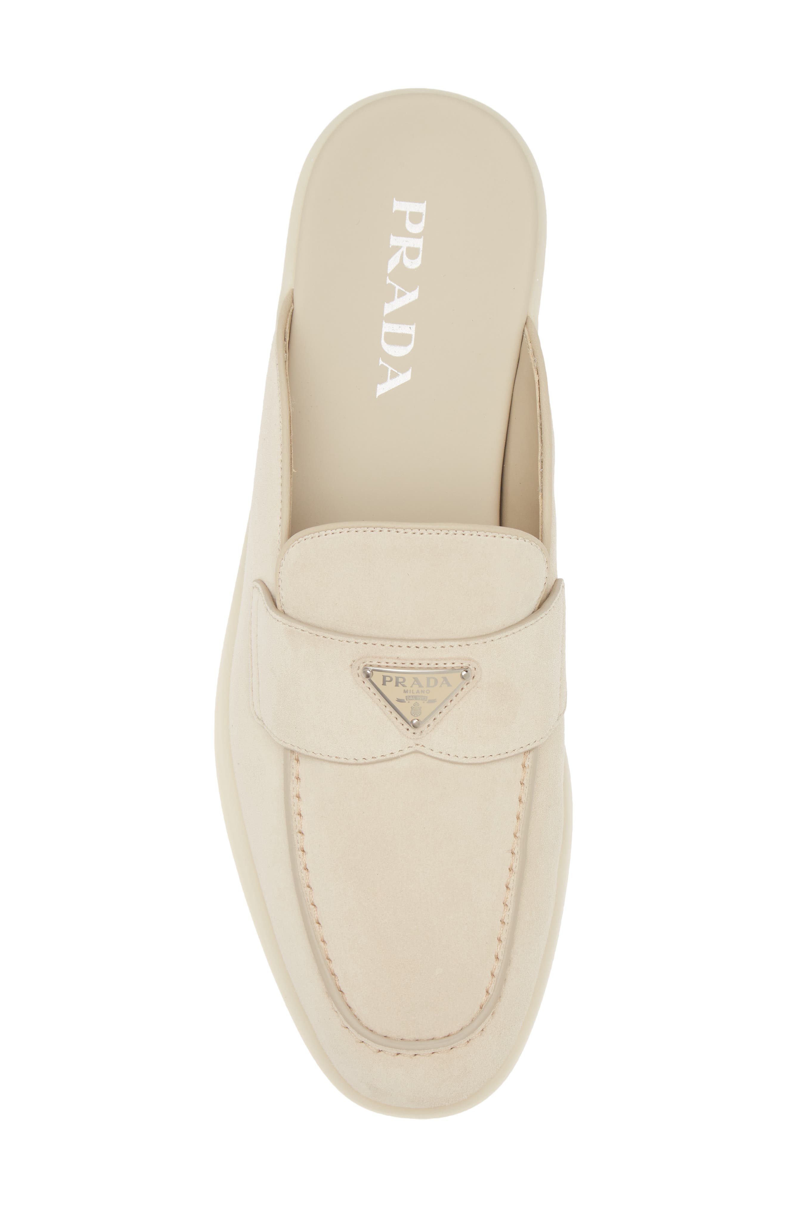 Prada Saint Tropez Loafer Mule, Alternate, color, 