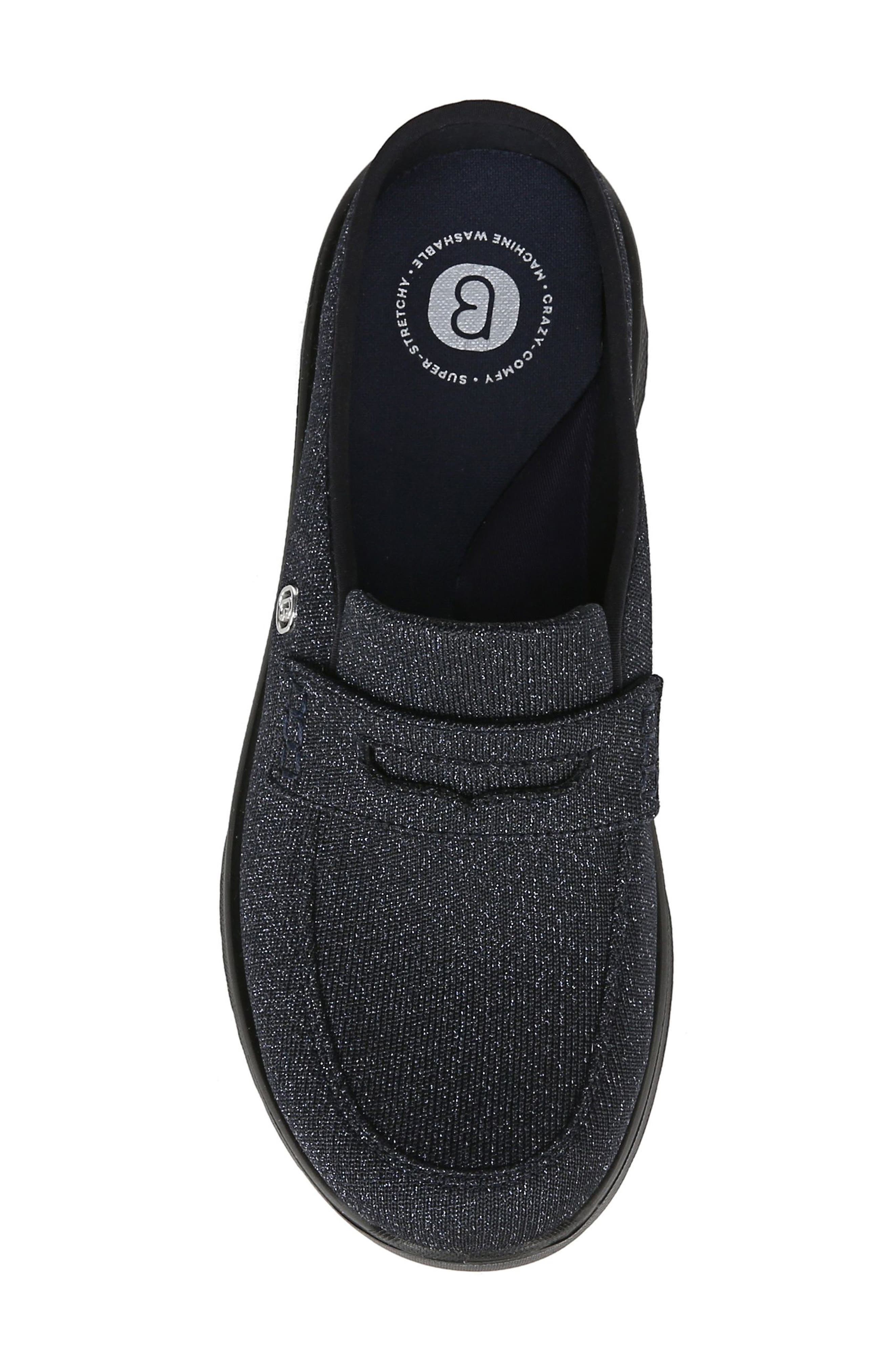 Georgia Sparkle Penny Keeper Mule, Alternate, color, NAVY SPARKLE