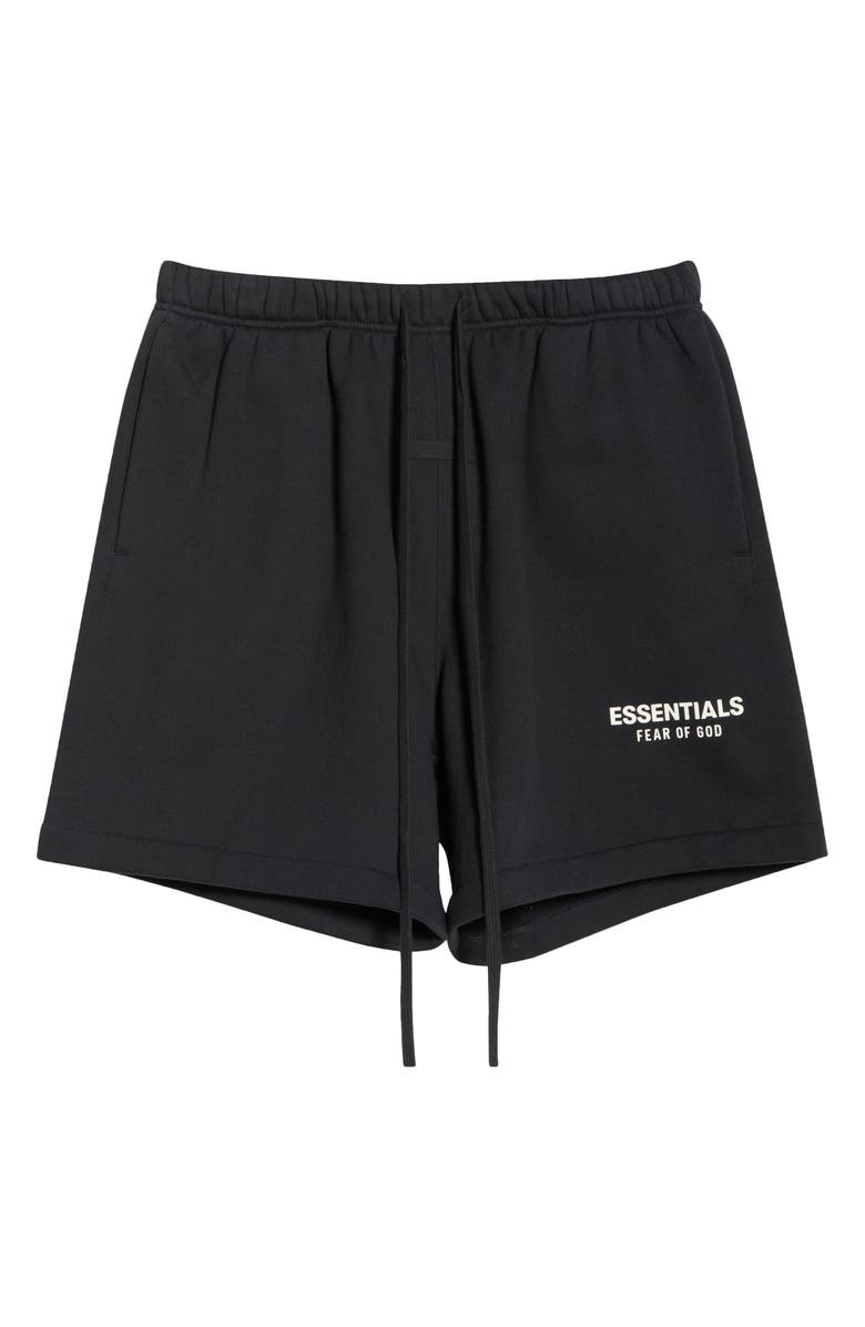 Fear of God Essentials Classic Fleece Sweat Shorts, Alternate, color, Vintage Black