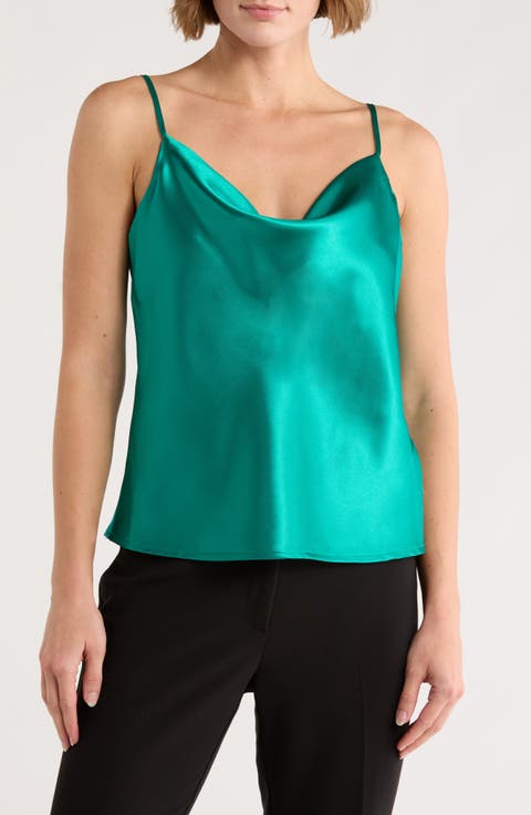 Cowl Neck Satin Camisole