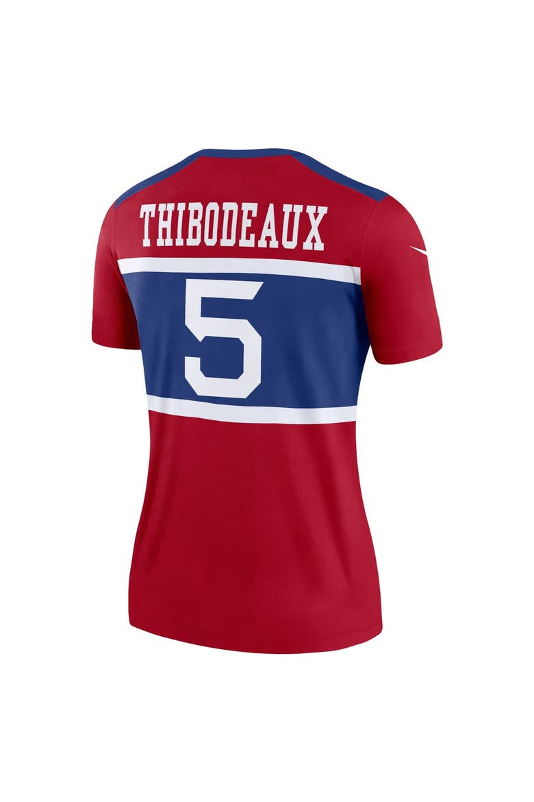 Women's Nike Kayvon Thibodeaux  Red New York Giants Alternate Legend Player Performance Top, Alternate, color, Red