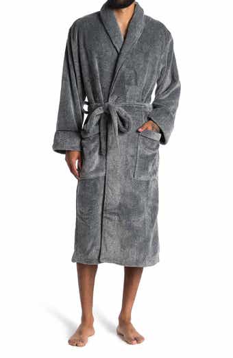 Plush Shawl Collar Tie Waist Robe