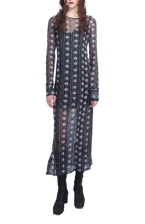 Rosetti Mesh Maxi Dress