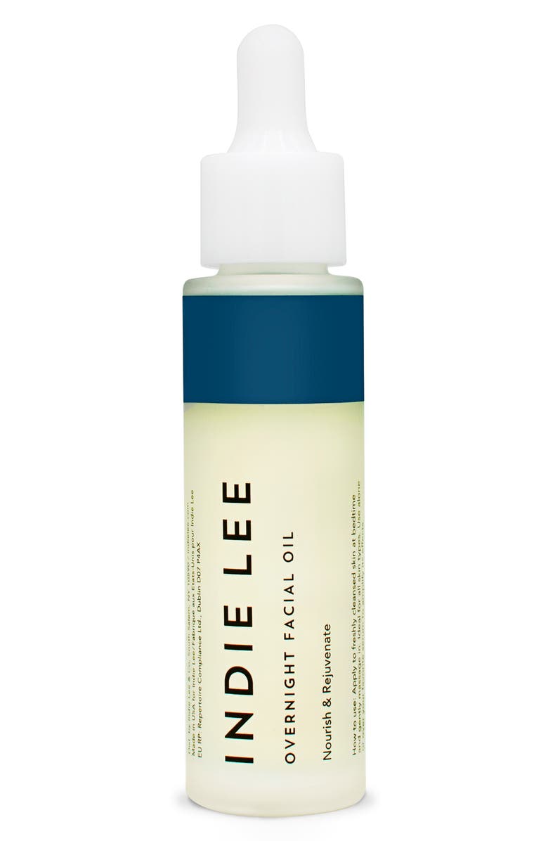 Indie Lee Nourish & Rejuvenate Overnight Facial Oil, Main, color, 