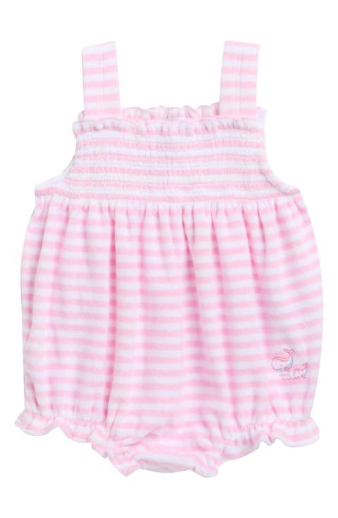 French Terry Stripe Bubble Romper