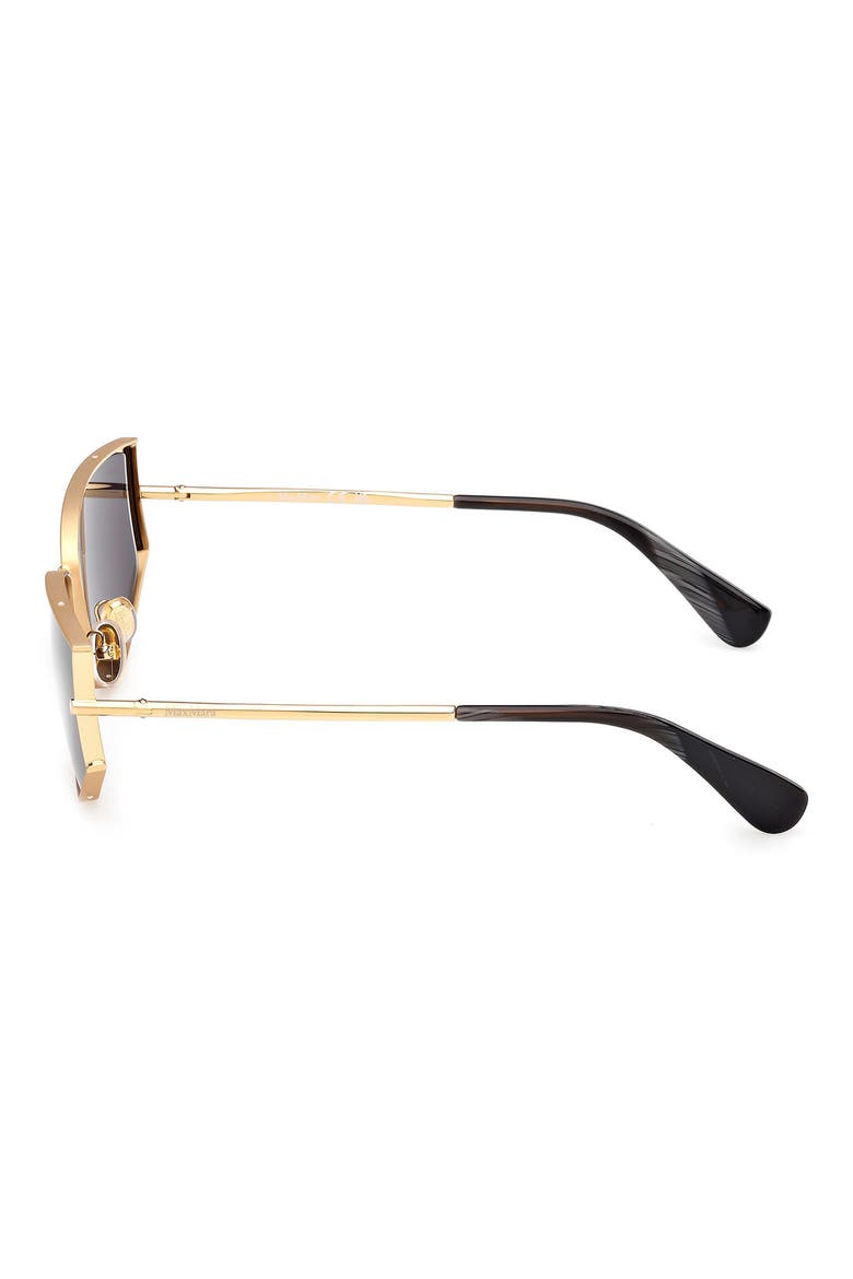 Menton 58mm Cat Eye Sunglasses, Alternate, color, DEEP GOLD/ BLACK HORN/ SMOKE
