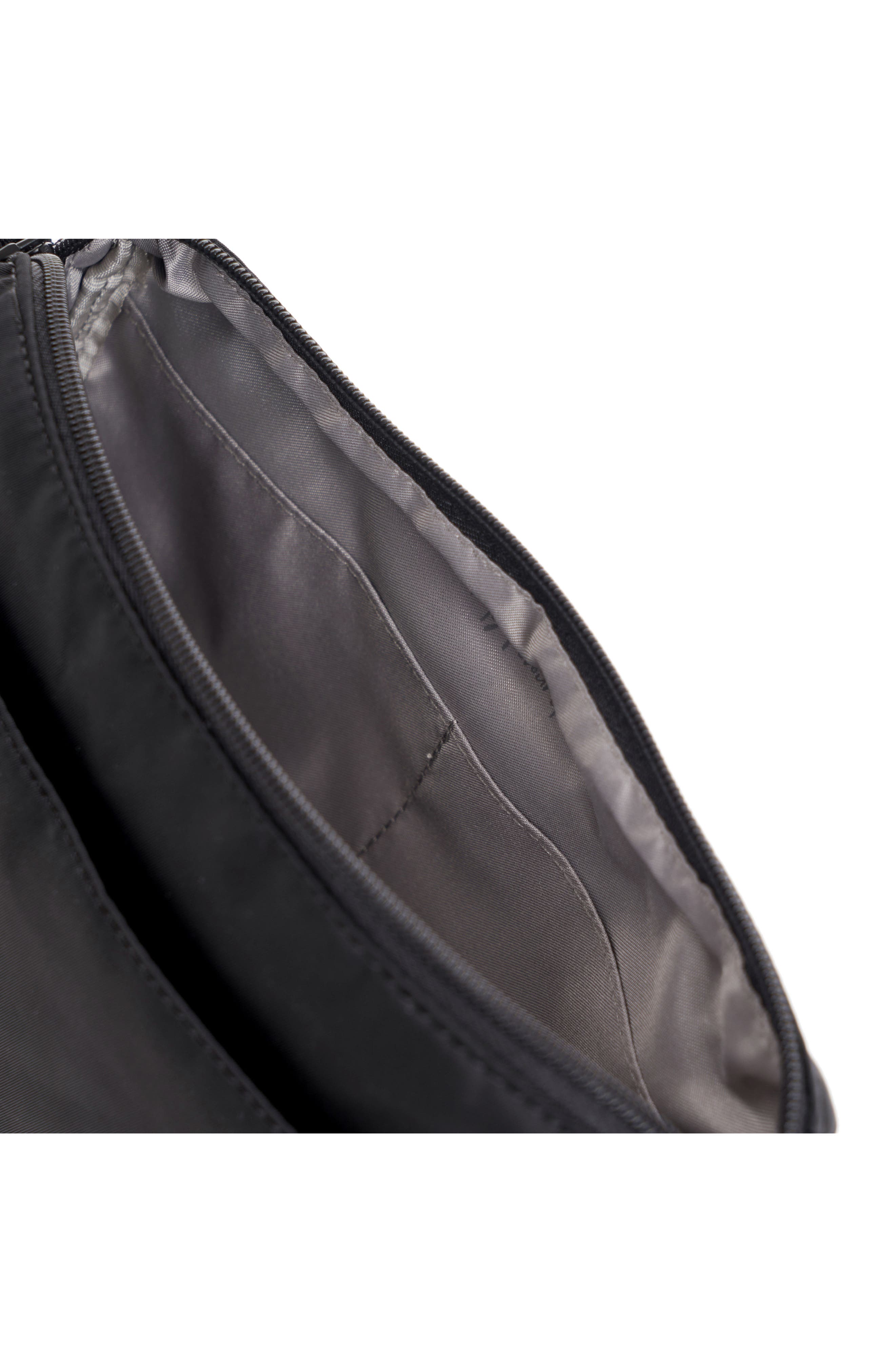 Hedgren Eye RFID Water Repellent Shoulder Bag, Alternate, color, Black