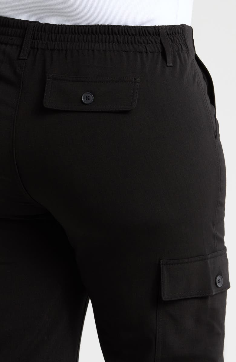 Liverpool Los Angeles High Waist Crop Straight Leg Cargo Pants, Alternate, color, 