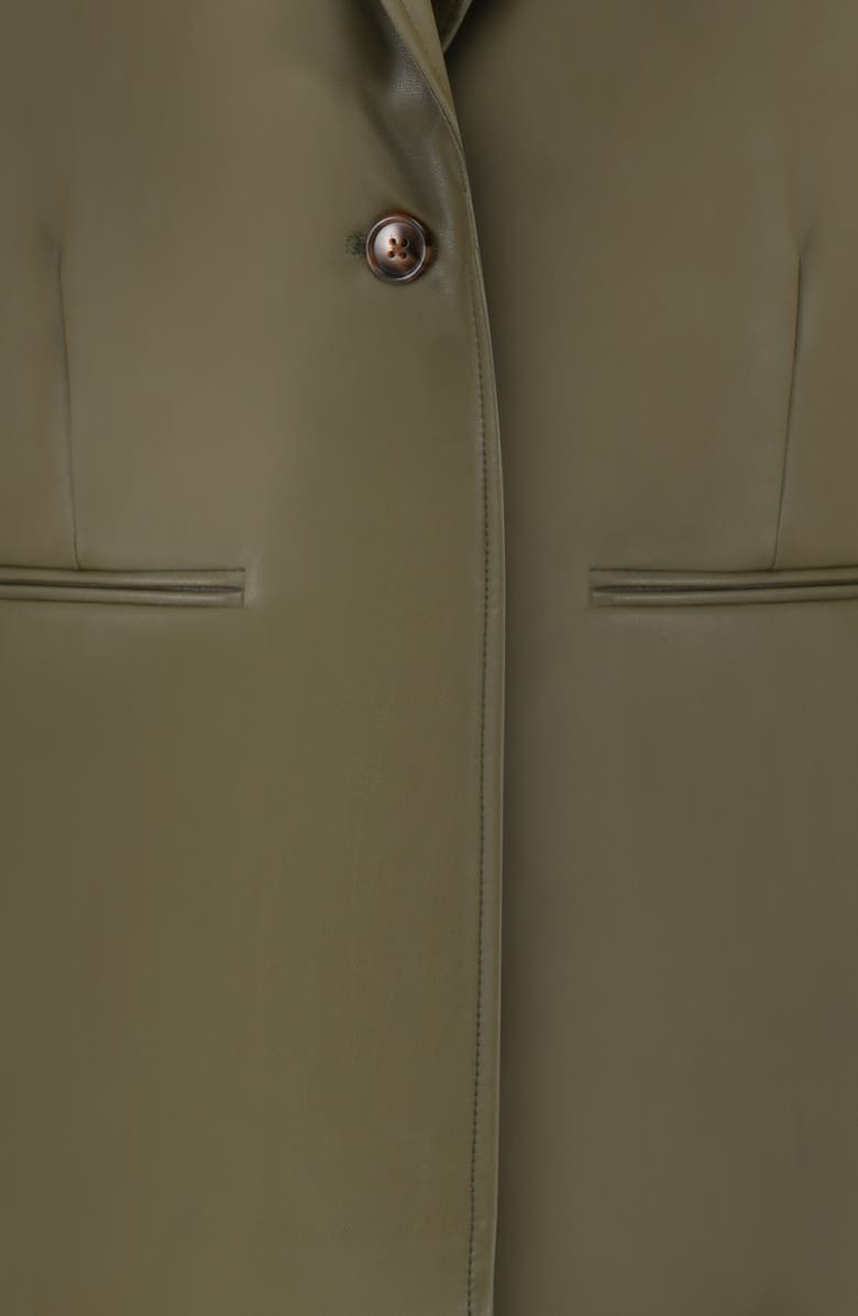 Mistress Rocks Faux Leather Blazer, Alternate, color,