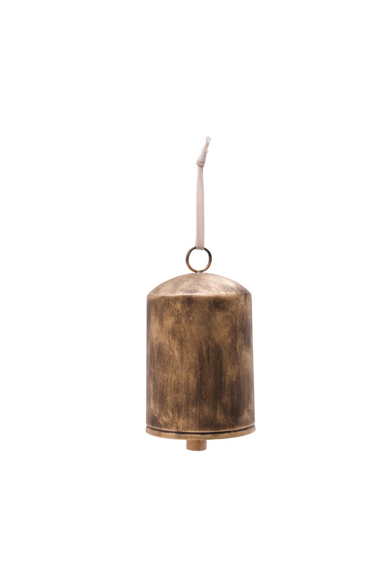 Bell Oversized Brass Christmas Tree Ornament, Main, color, Gold