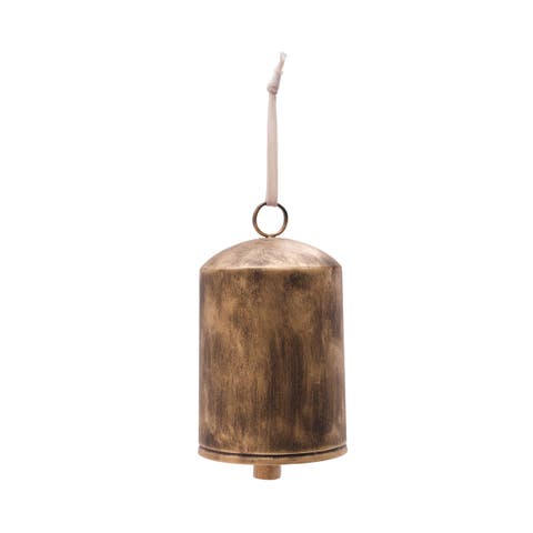 Bell Oversized Brass Christmas Tree Ornament