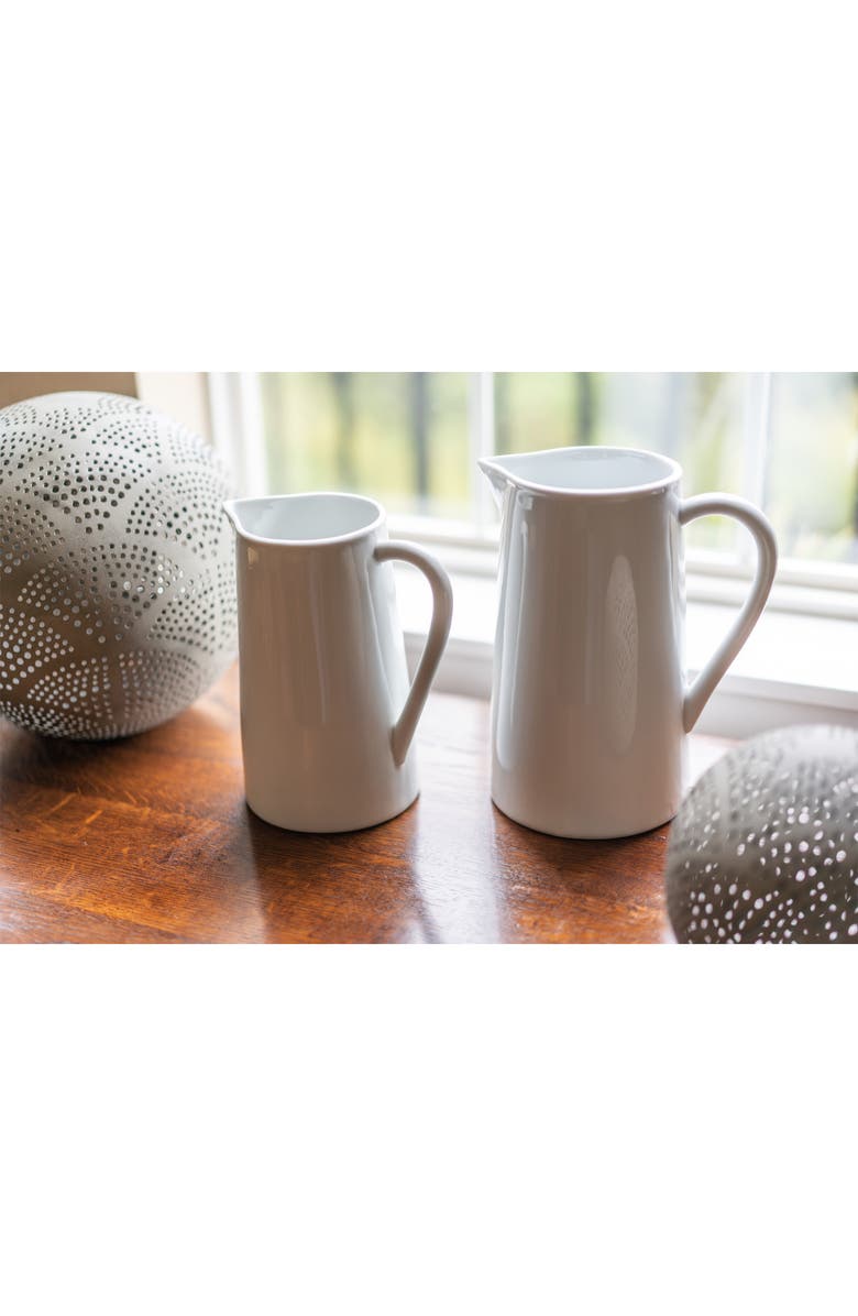 BIA Cordon Bleu 2-Piece Porcelain Pitcher Set, Alternate, color, White