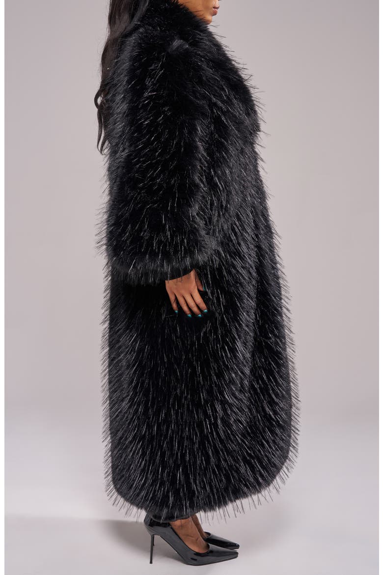 Vault Faux Fur Jacket, Alternate, color, BLACK