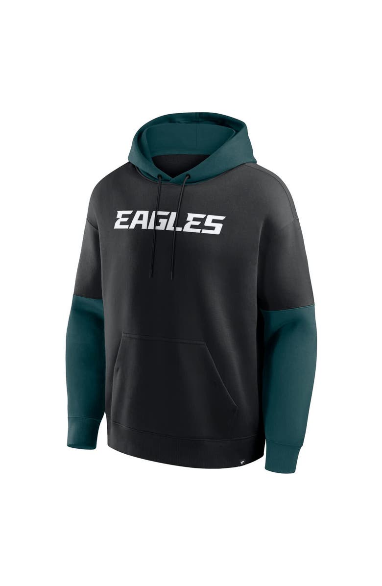 FANATICS Men's Fanatics Black Philadelphia Eagles Helmet Pullover Hoodie, Alternate, color, Black