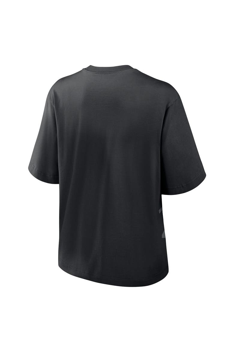 Women's Nike Black Carolina Panthers Boxy T-Shirt, Alternate, color, Black