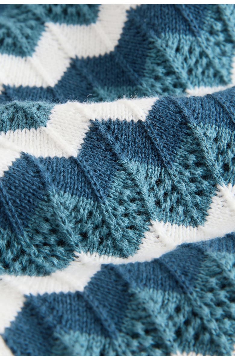 NEXT Kids' Zigzag Stripe Shirt, Alternate, color, Blue Multi