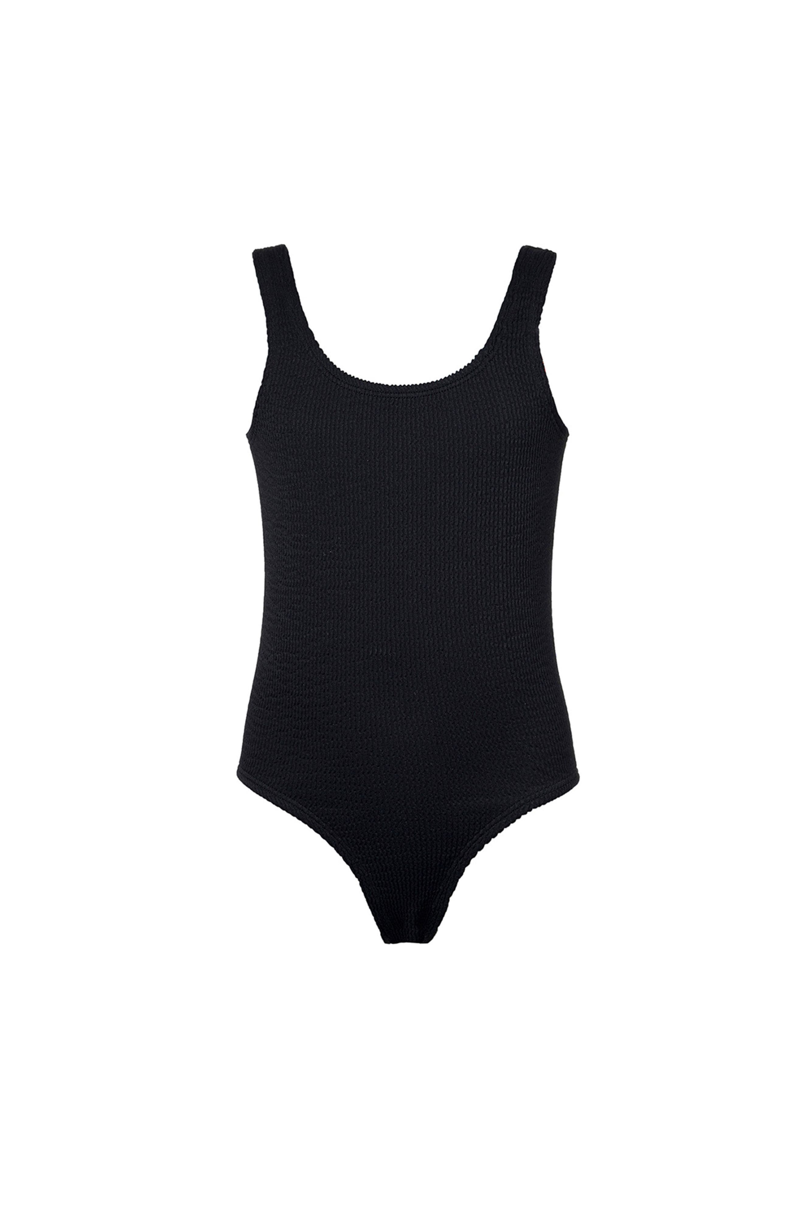 Gottex Kids Tubular Multi-Size Fit One Piece in Black at Nordstrom, Size Small/medium