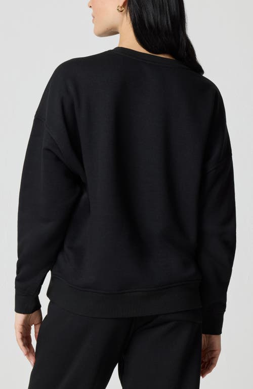 Florence By Mills Rosette Oversize Pullover In Black