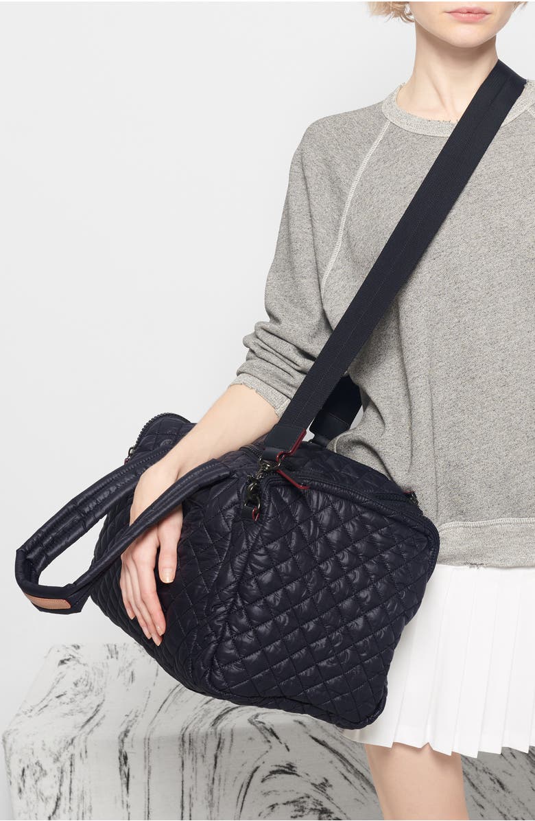 MZ Wallace Medium Metro Team Quilted Nylon Duffle Bag, Alternate, color,