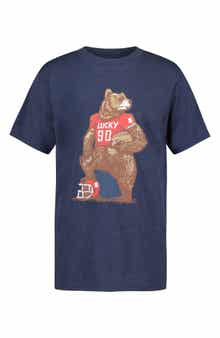 Kids' Football Bear Graphic T-Shirt