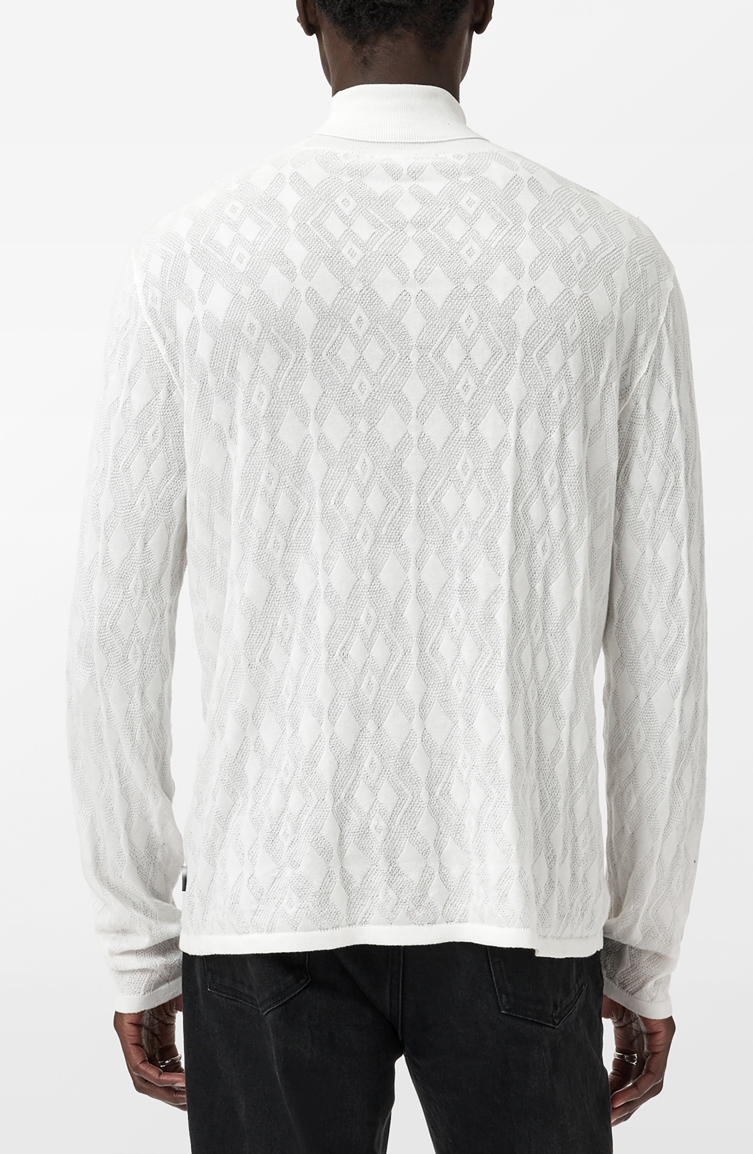 Alistair Broken Argyle Turtleneck Sweater - image 2