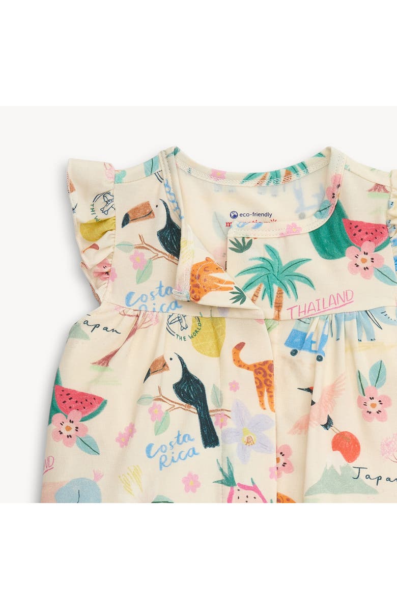 Magnetic Me Wanderlust Ruffle Bubble Romper, Alternate, color,