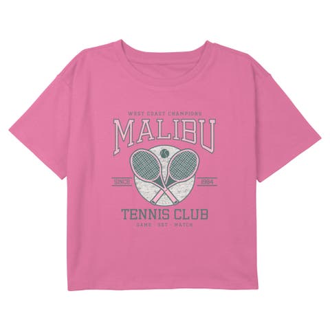 Girl's Lost Gods Malibu Tennis Club Since 1984  Graphic T-Shirt