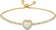 FZN Lab Created Opal Heart Bracelet