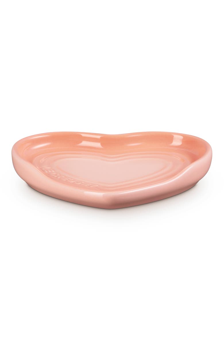 Le Creuset Stoneware Heart Spoon Rest, Alternate, color, Peche