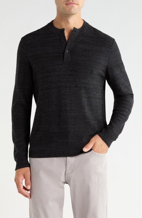 Aranda Merino Wool Henley Sweater
