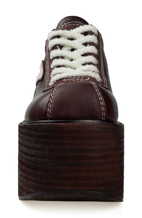 Zigi Shelby Lace-up Platform Shoe In Brown