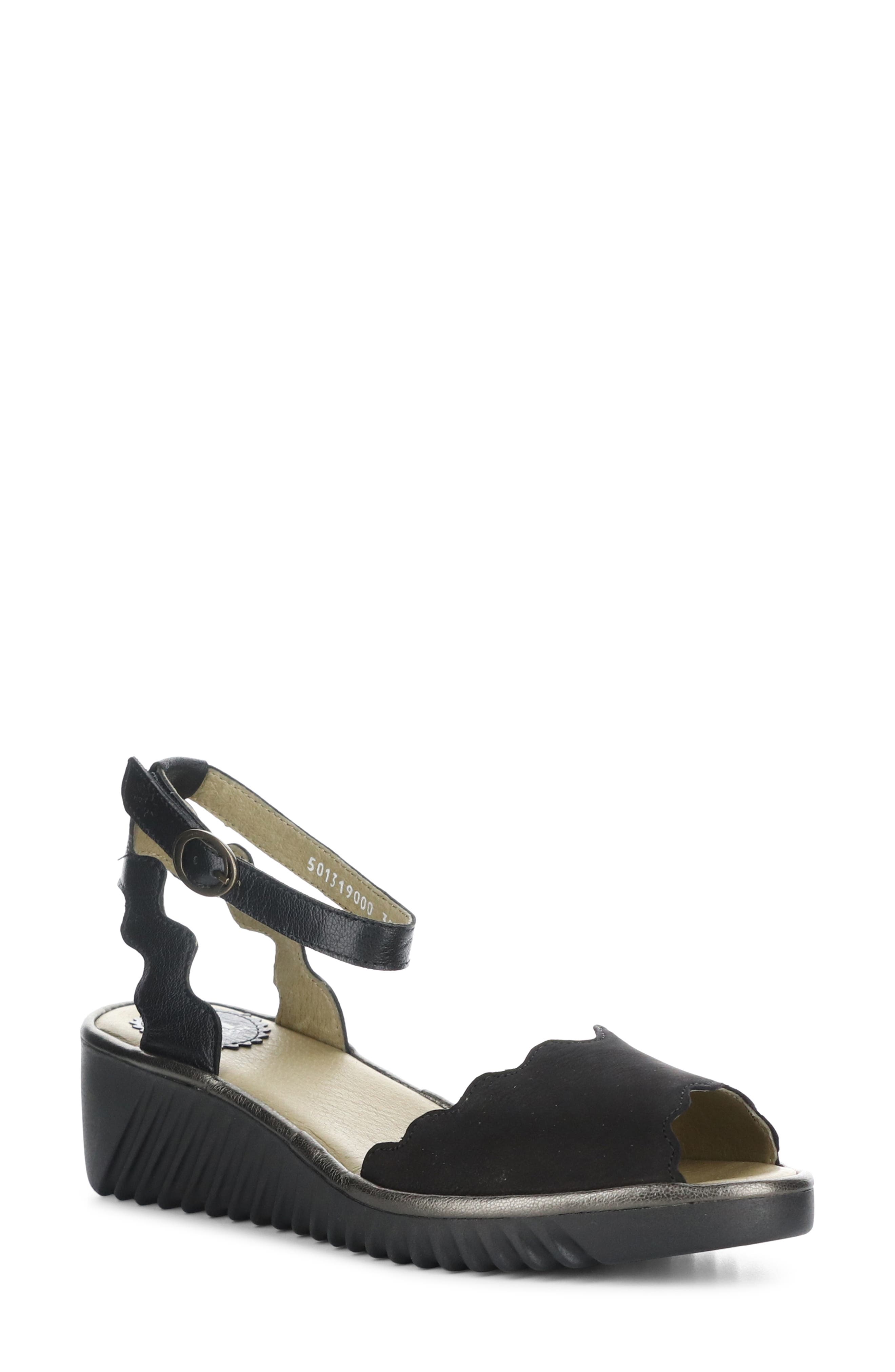 Fly London Lume Ankle Strap Sandal, Main, color, 