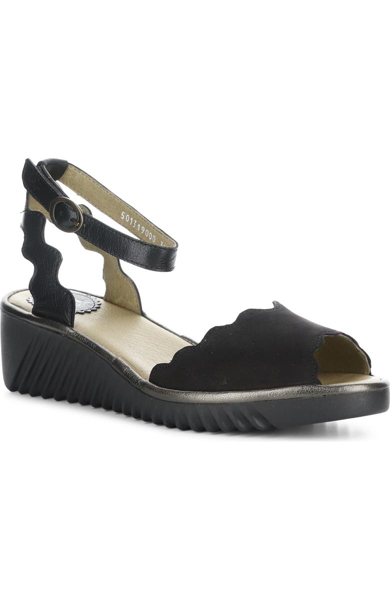 Fly London Lume Ankle Strap Sandal, Main, color,