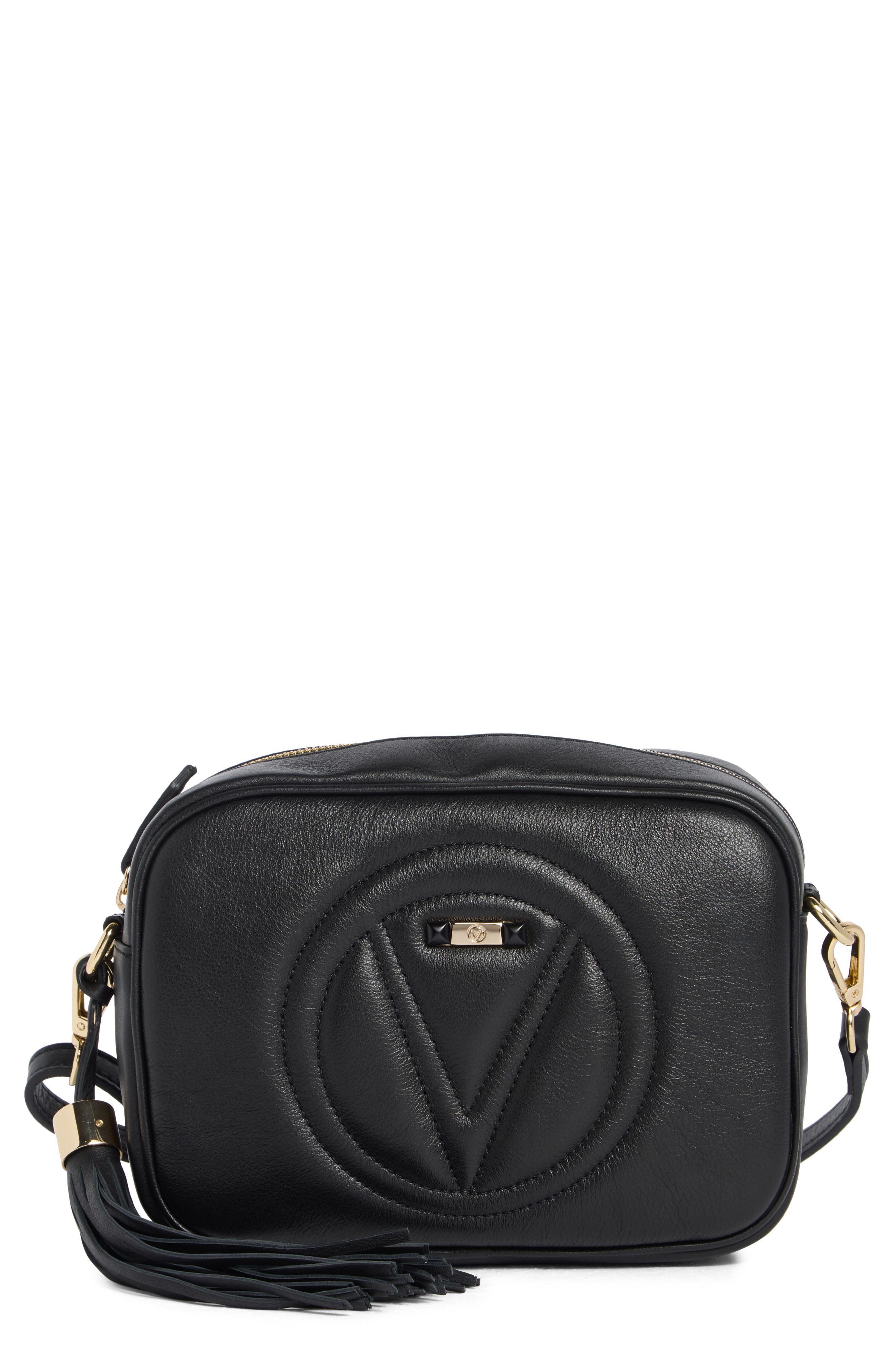 Valentino By Mario Valentino Mia Signature Crossbody Bag In Black