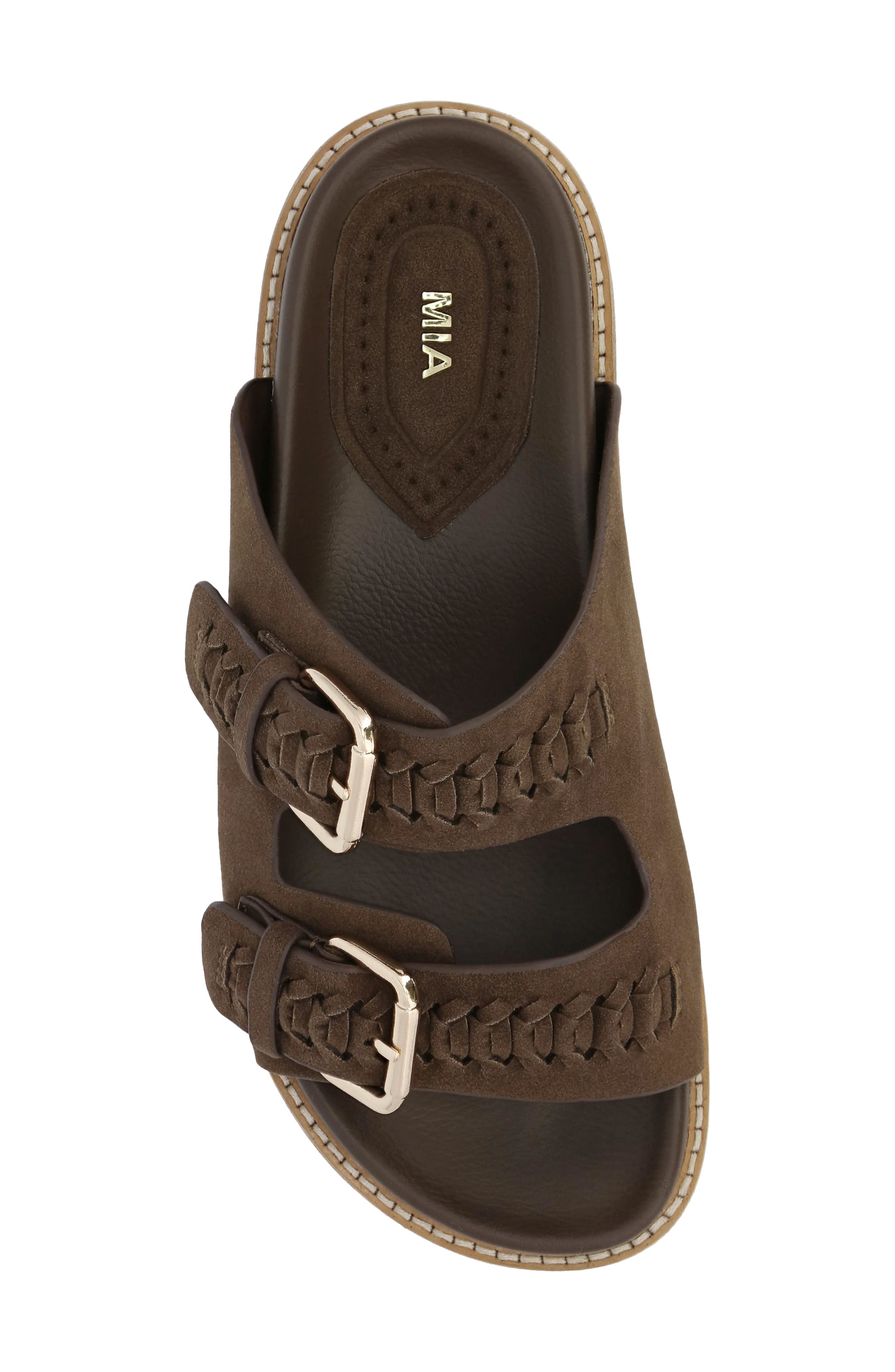 Marley Platform Sandal, Alternate, color, CHOCOLATE