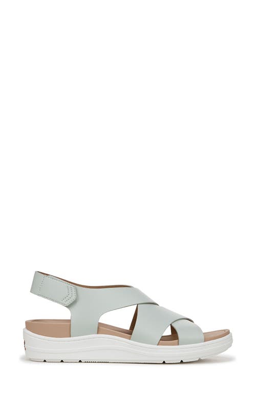 Dr. Scholl's Women's Time Off Sea Slingback Wedge Sandals In Blue