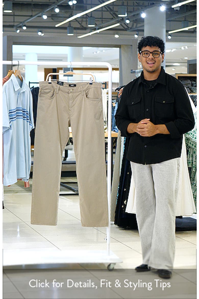 Matt Relaxed Straight Leg Twill Pants video