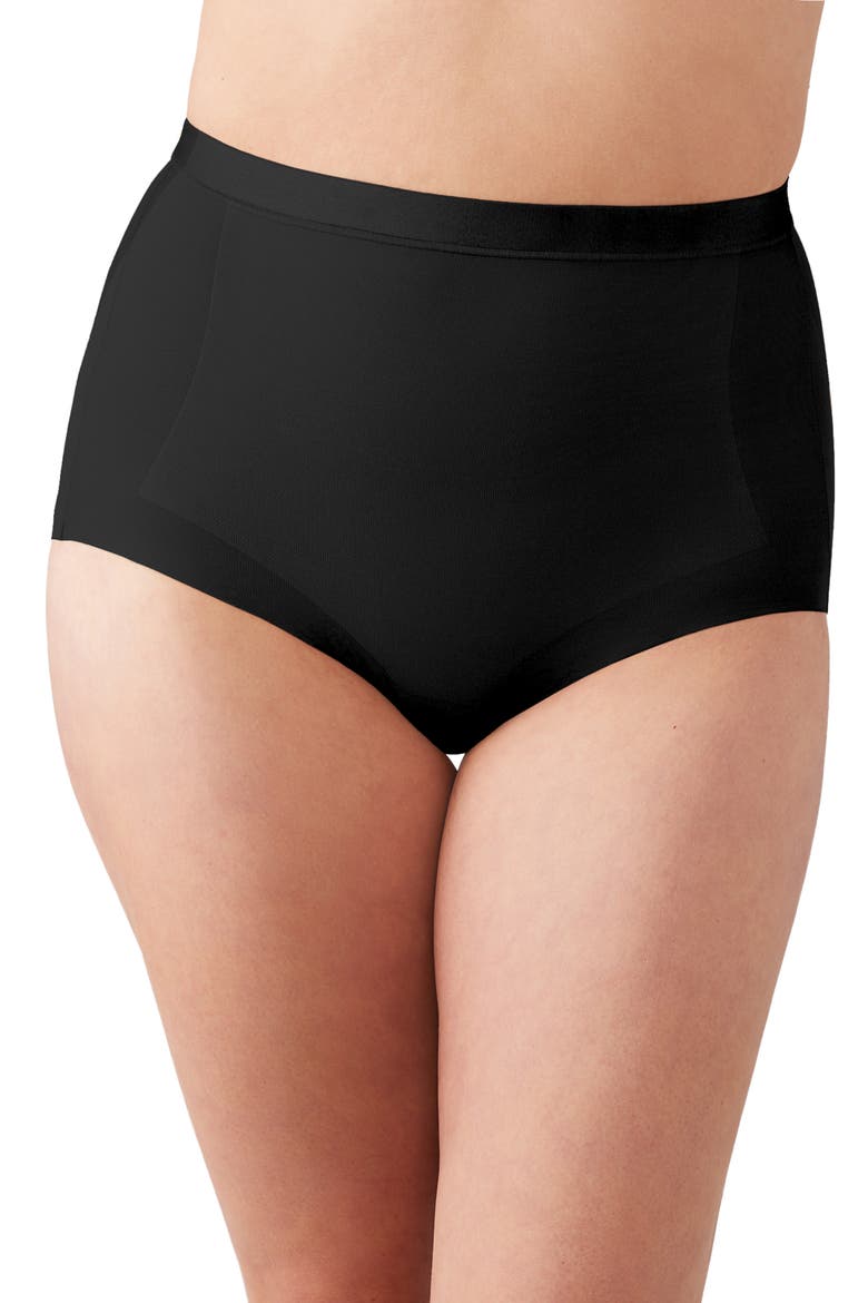 Shape Revelation® High Waist Shaping Briefs, Main, color, BLACK