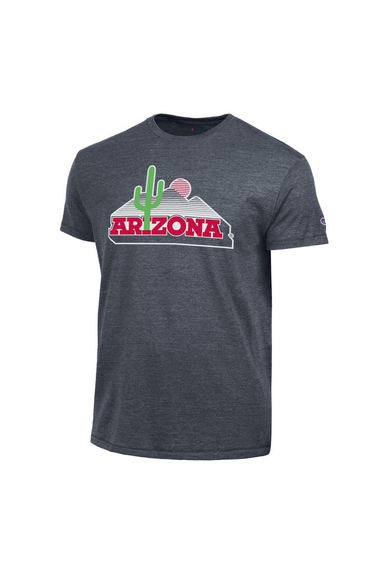 Men's Champion  Navy Arizona Wildcats Vintage Triumph Tri-Blend T-Shirt, Alternate, color, Navy