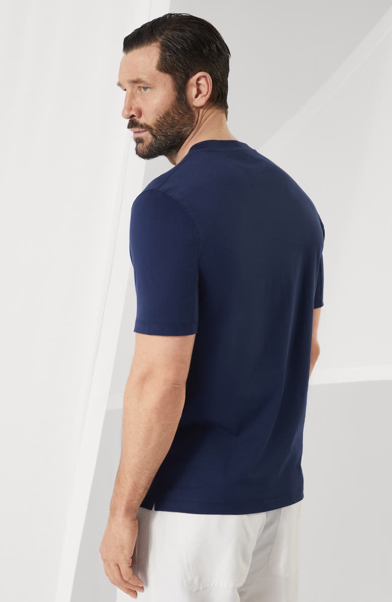 Brunello Cucinelli Jersey T-shirt with logo, Alternate, color, 