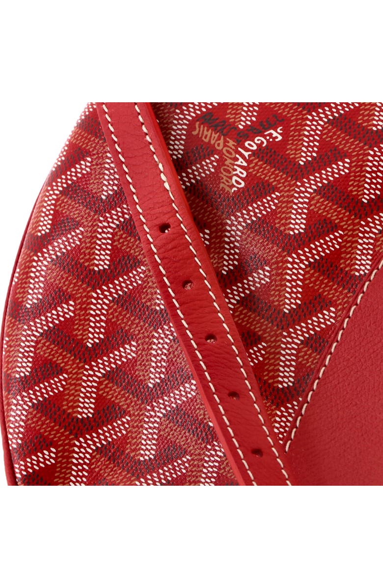 Pre-Owned Goyard Hirondelle Shoulder Bag Coated Canvas and Leather, Alternate, color, Red