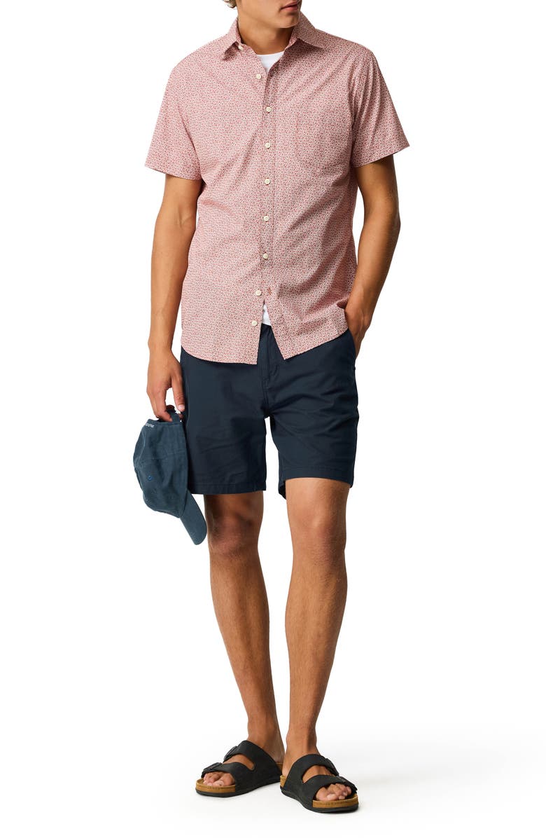 Rodd & Gunn Collingwood Button-Up Cotton Shirt, Alternate, color, Burnt Orange