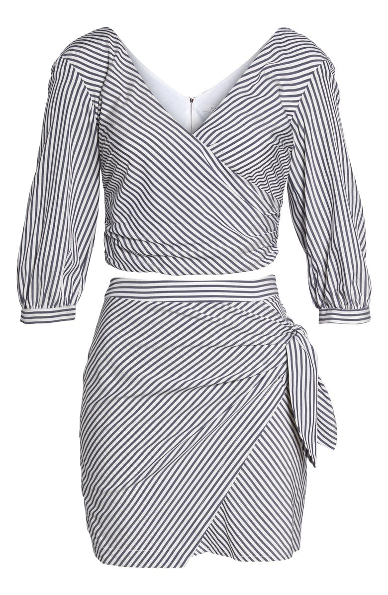 Ali & Jay Cocktails Please Stripe Two-Piece Dress, Alternate, color, 
