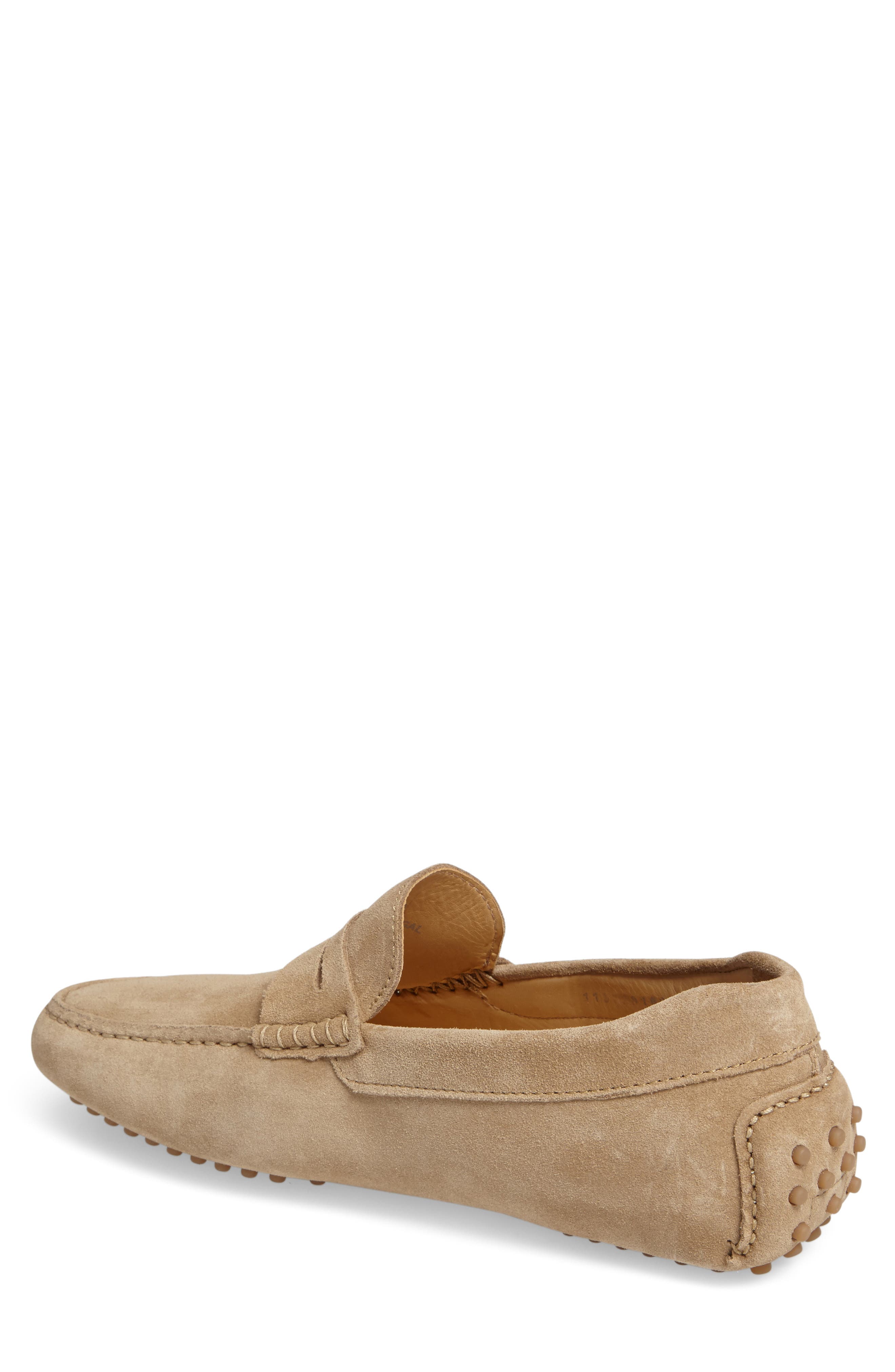 Parker Driving Shoe, Alternate, color, SAND SUEDE