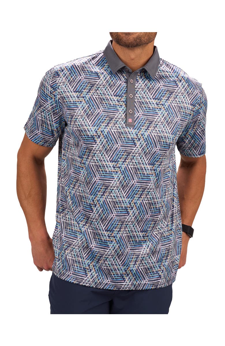 Black Clover Lucky Lines Polo, Main, color, Multi