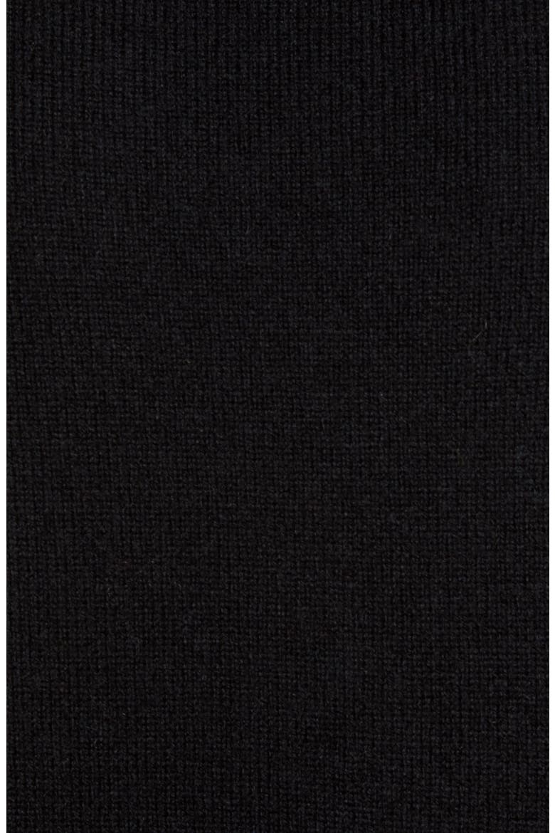 Shirttail Wool & Cashmere Boatneck Tunic, Alternate, color, BLACK